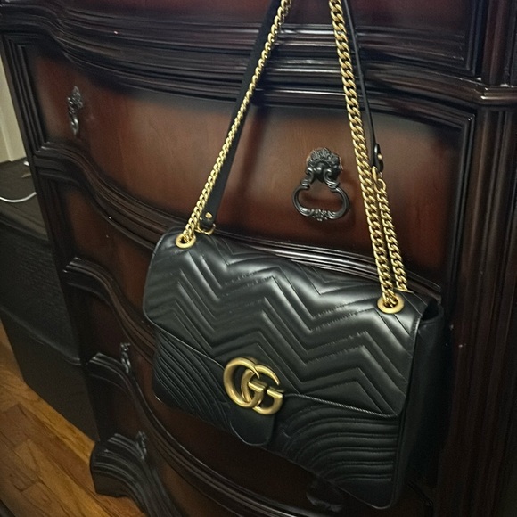 Gucci Gg marmont large handbag new - Picture 2 of 16